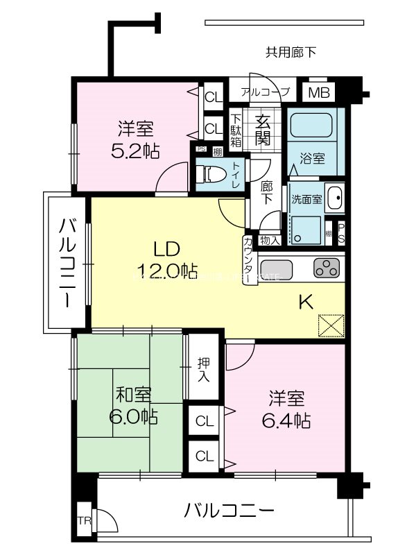 プレステージ東加古川II 間取り図