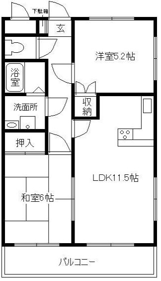 MTハイツ 間取り図