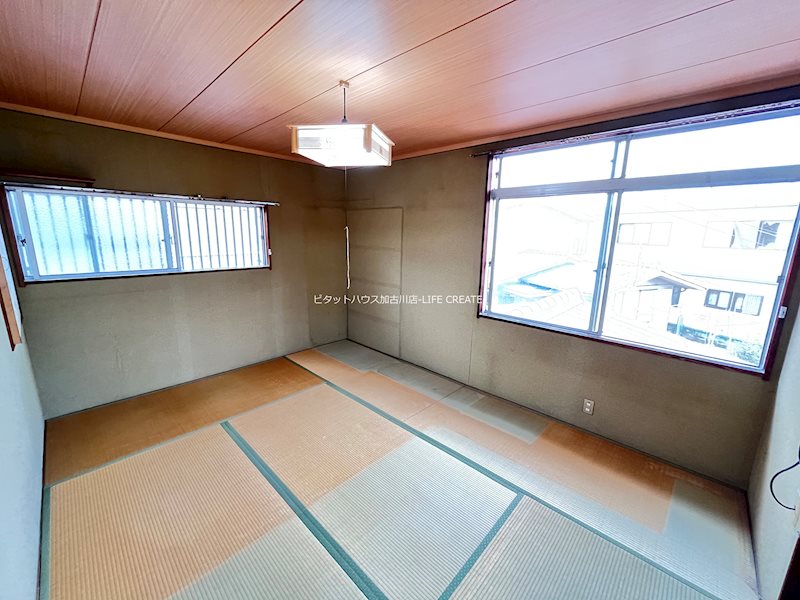 加古川市平岡町新在家貸家 ベランダ