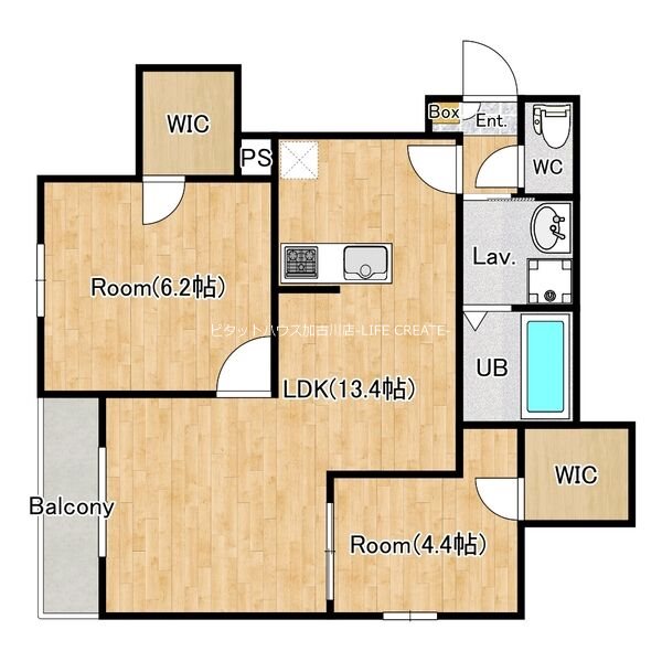クラース高砂 間取り図