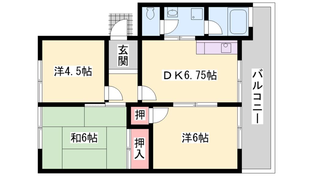 ファミール伊保崎 間取り図