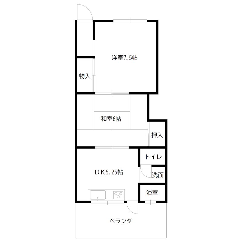 栄荘 間取り図