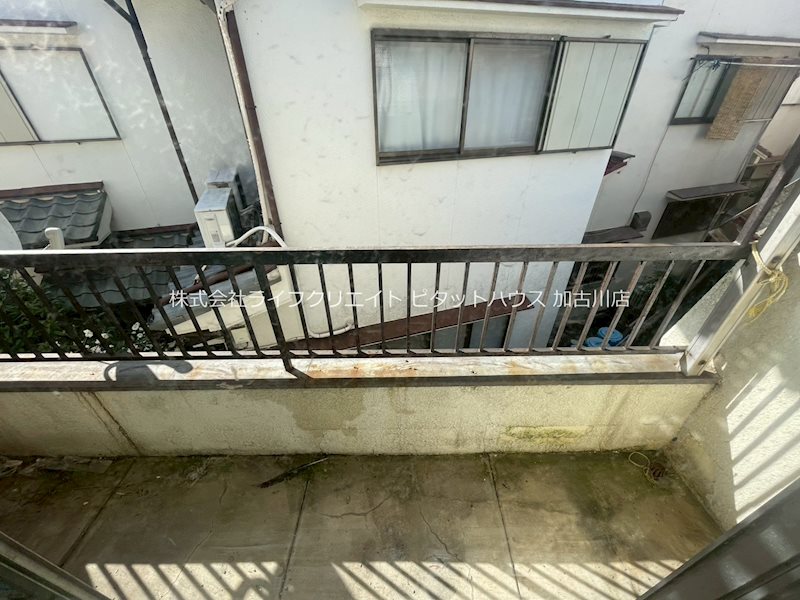 加古川市野口町北野貸家 ベランダ