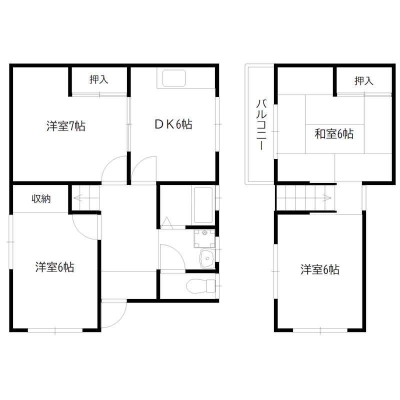 播磨町戸建 間取り図