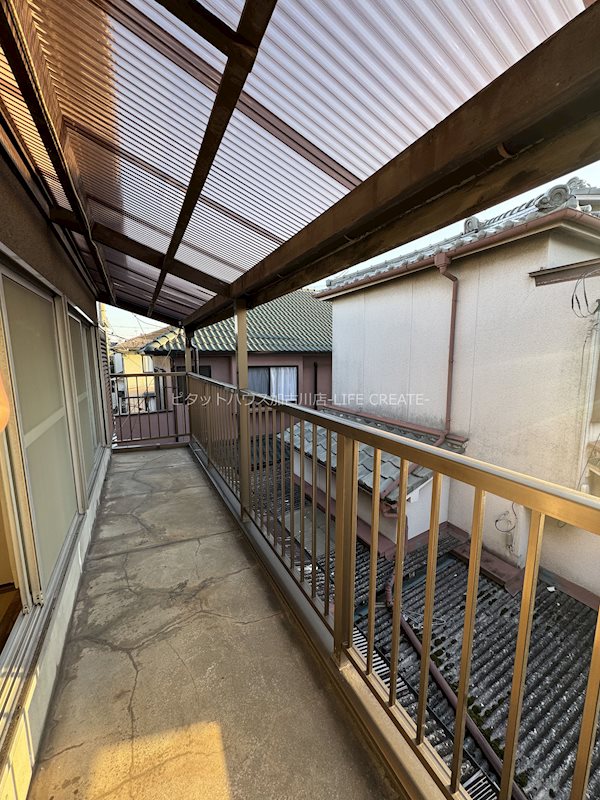 北在家戸建 ベランダ