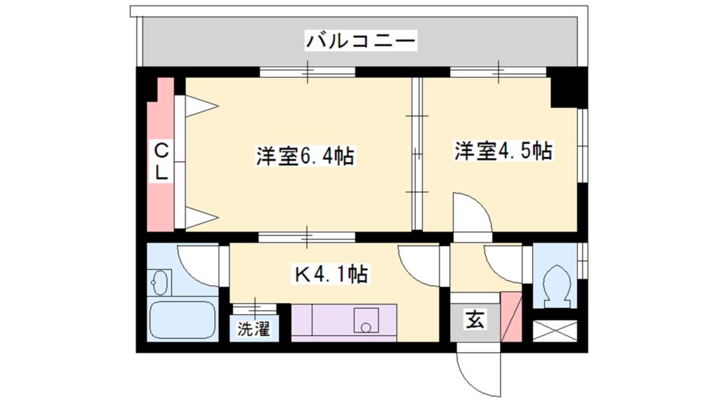 アシューレ加古川 間取り図
