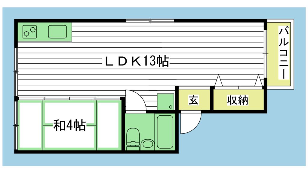 パークサイド平岡 間取り図
