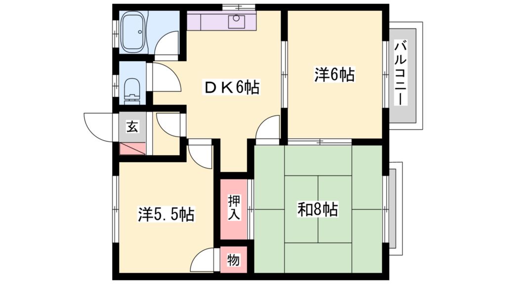 トラッド宝殿 間取り図