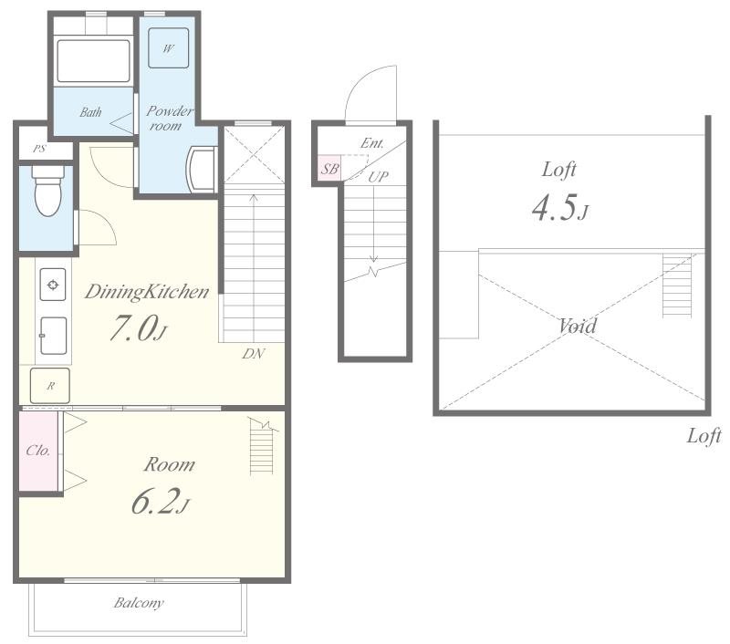 エバーソレーユ 間取り図