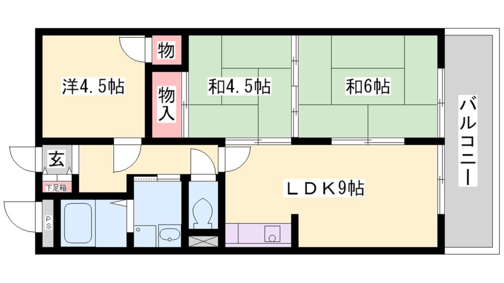 エバーシャイン 間取り図