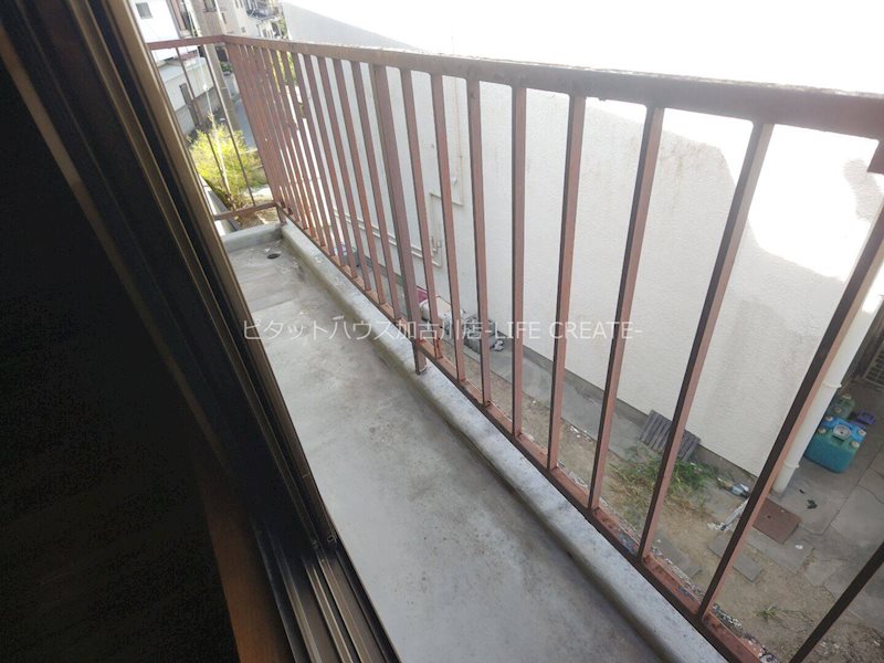 加古川市加古川町寺家町　貸家 ベランダ