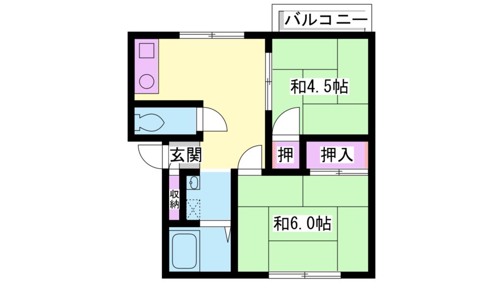 アーバン学園前 間取り図