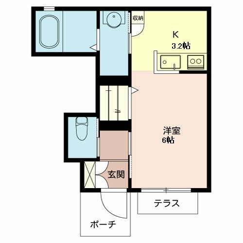 フルール東加古川 間取り図