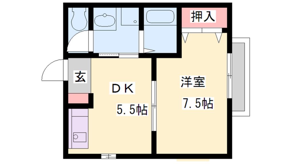 アメニティーコーポ 間取り図