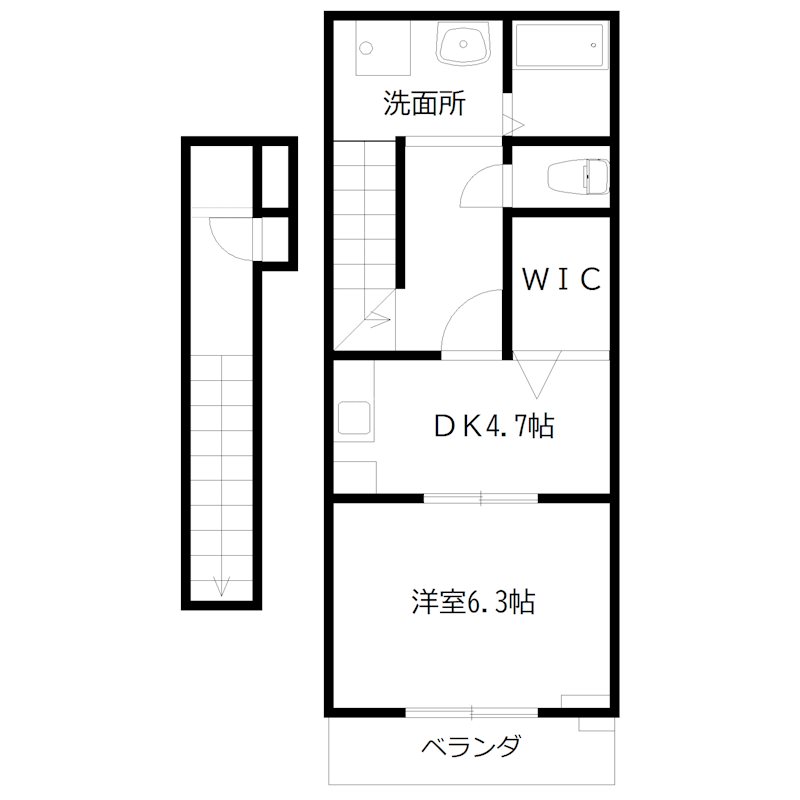 クレドール加古川 間取り図