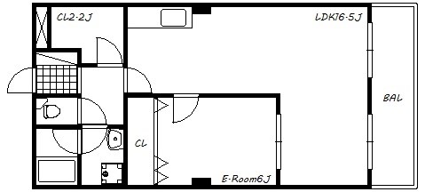 花房マンション 間取り図