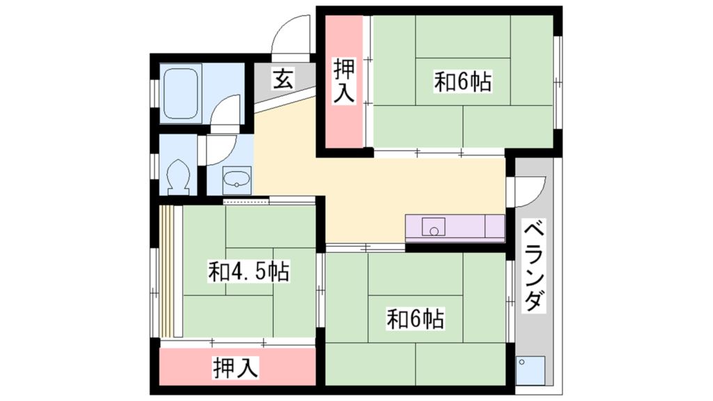 石守住宅 間取り図