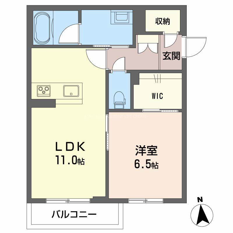 Ｌａ　Ｆｅｌｉｃｅ　神明 間取り図