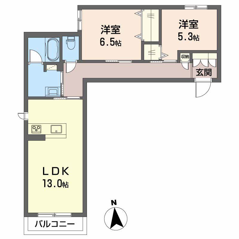 Ｌａ　Ｆｅｌｉｃｅ　神明 間取り図