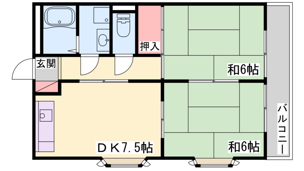 プラムハイツ 間取り図