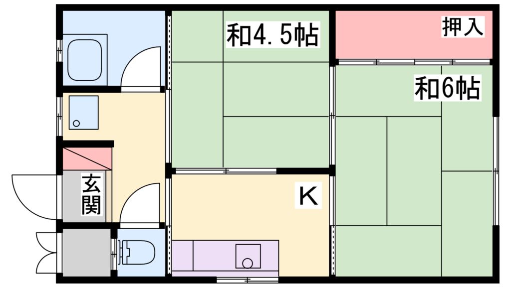 松和荘 間取り図