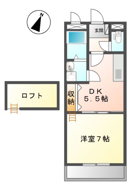 シプレーヌ 間取り図