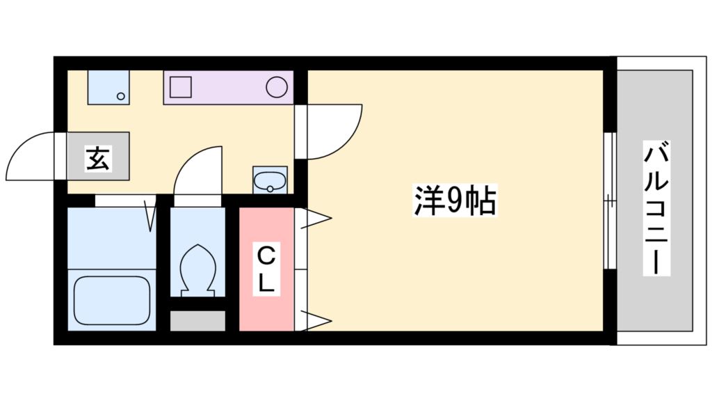 へーベルコート加古川 間取り図