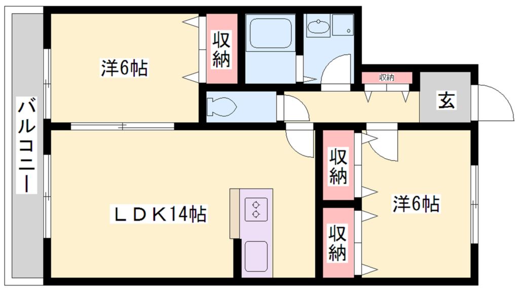 ソシア本荘 間取り図