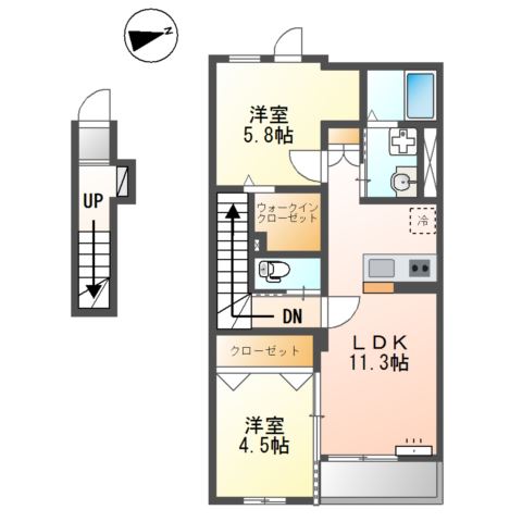 エクセルタウン 間取り図