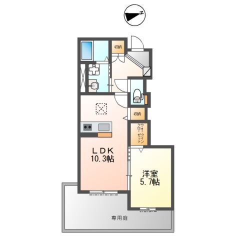 エクセルタウン 間取り図