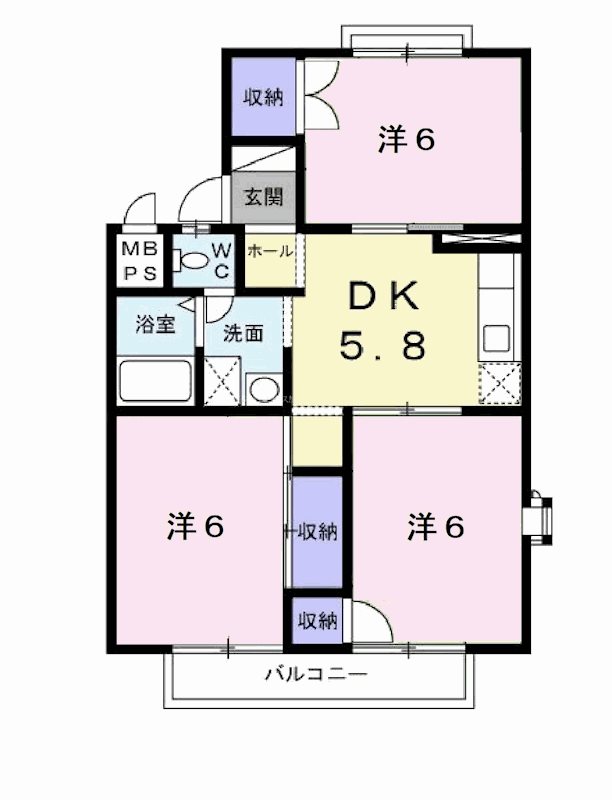 ロイヤルシャルム土山Ⅰ 間取り図