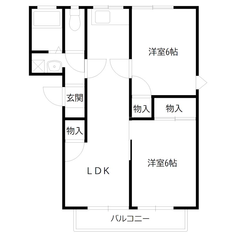 バンブーアルカディア 間取り図