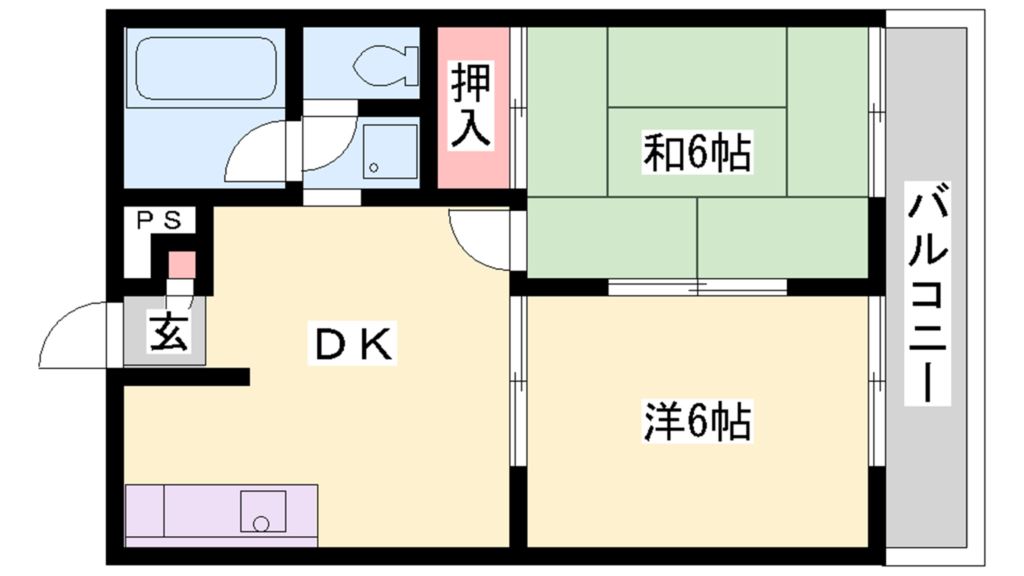 リバーサイドMIDORI 間取り図