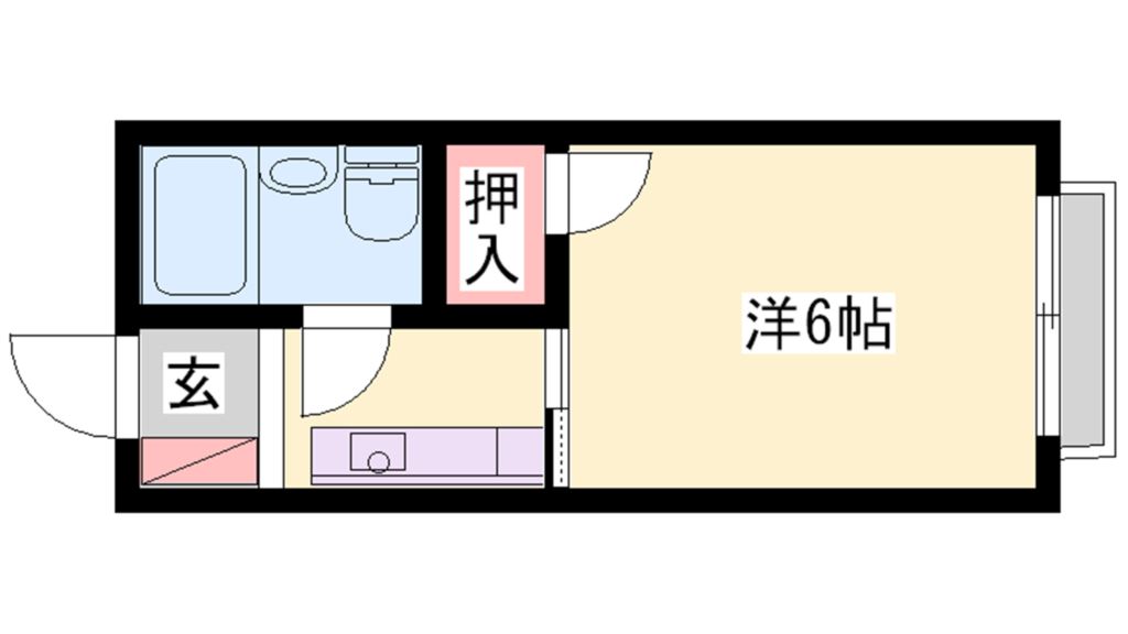 グリーンハイツ浜の宮　Ａ棟 間取り図