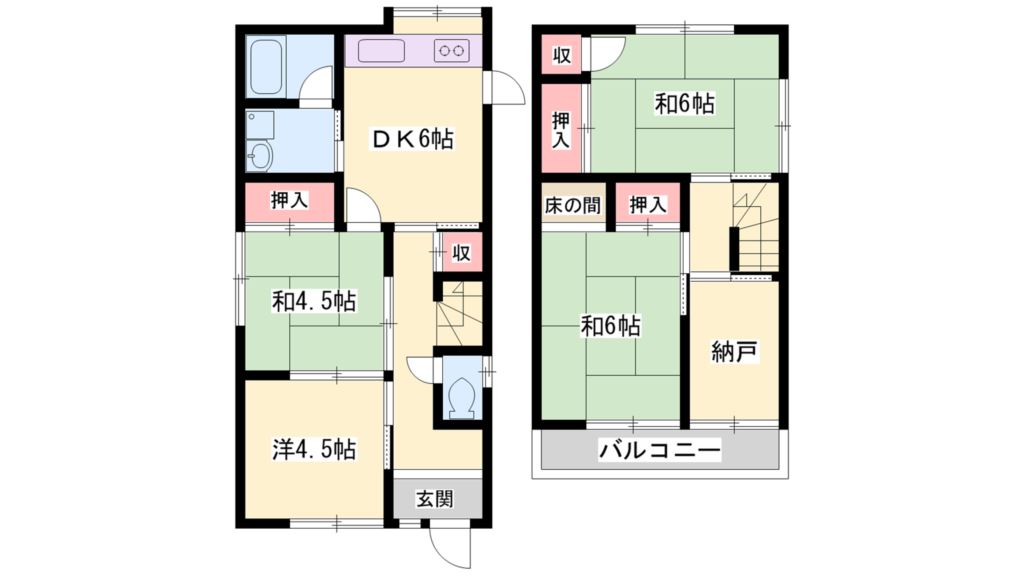 糟谷邸 間取り図