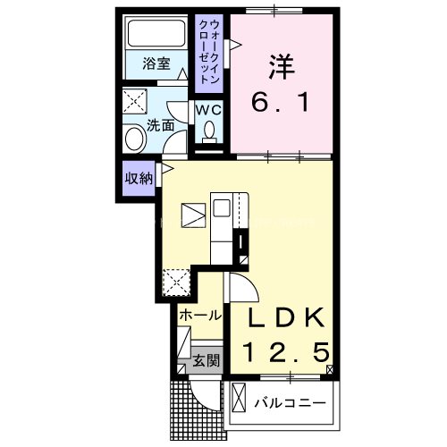 ネバーランドⅤ　Ａ棟 間取り図