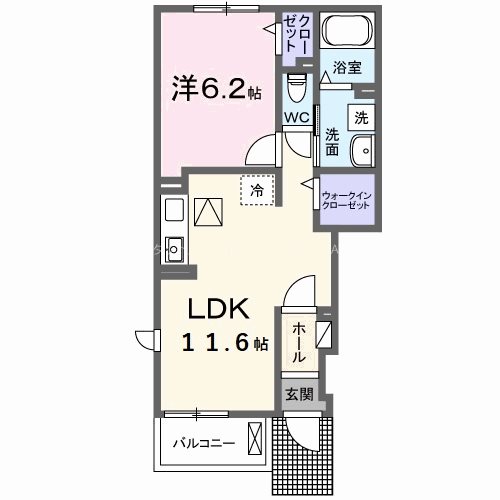 ネバーランドⅤ　Ｂ棟 間取り図