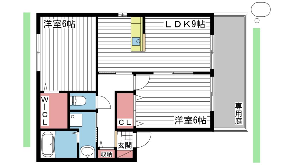グランドソレーユ　Ｂ 間取り図