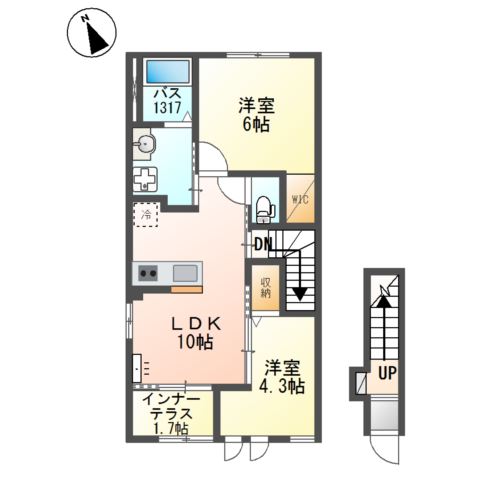 カーサ　スズナ 間取り図