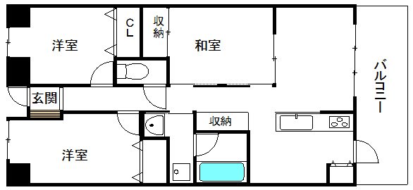 グランプレステージ加古川Ⅱ 間取り図