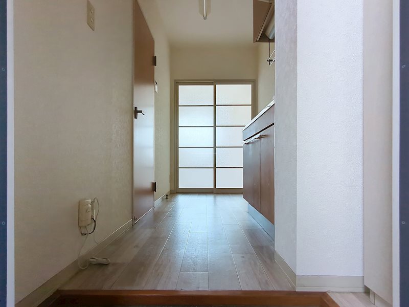 ディアス新野辺 玄関