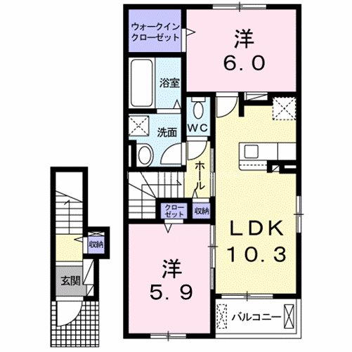 al・franc 間取り図
