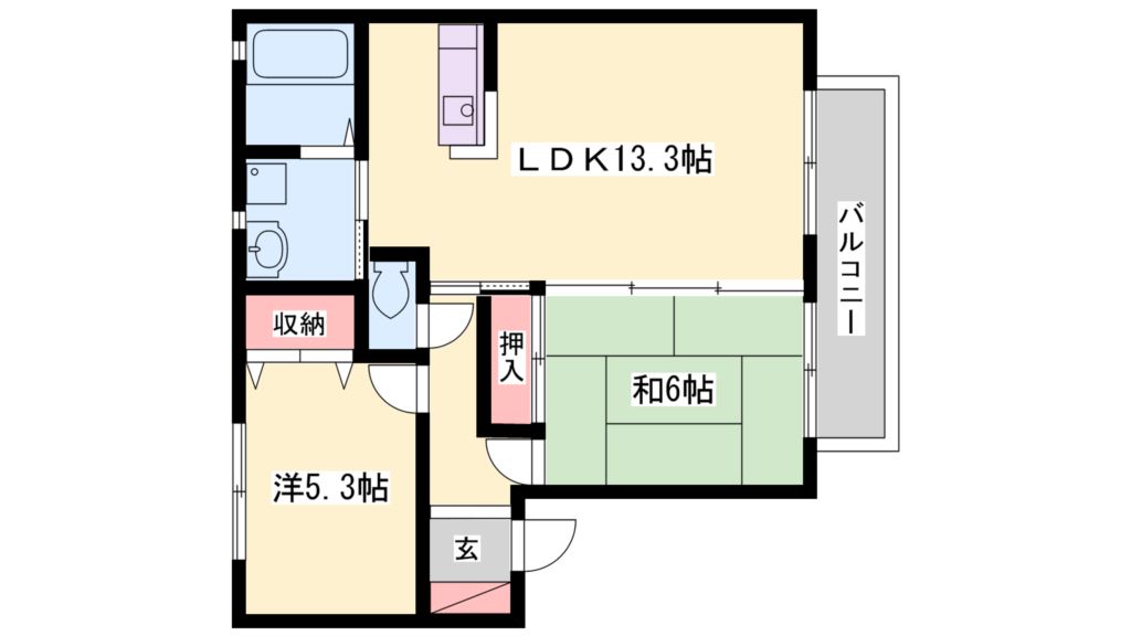 フォーレス壱番館 間取り図