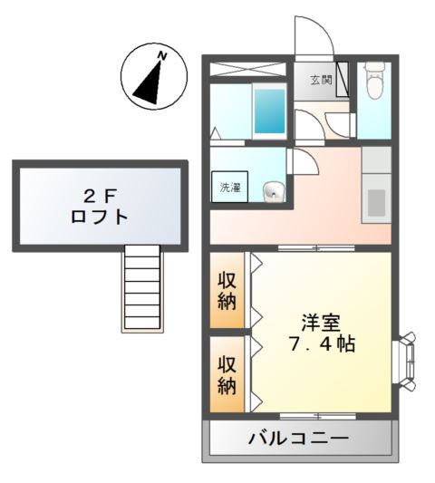 アビタシオン 間取り図