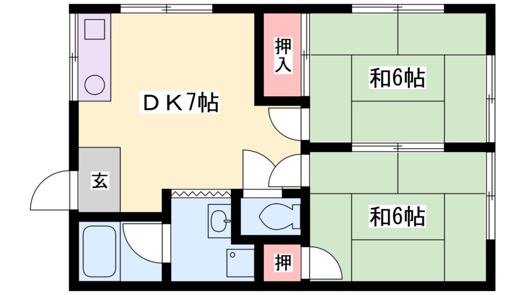 ハイツパークサイド 間取り図