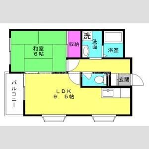 大中マンション 間取り図