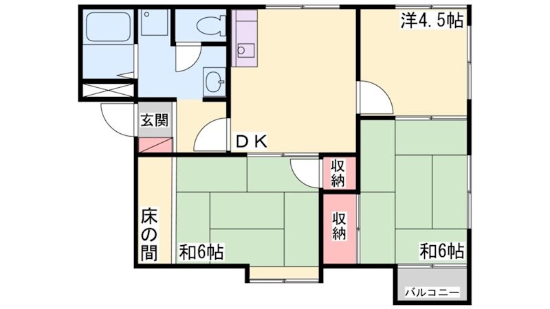 セルベーヌ高砂 間取り図