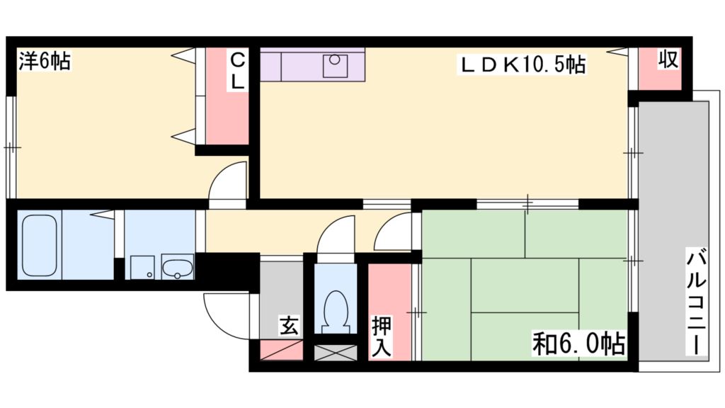 サニーコートⅡ 間取り図