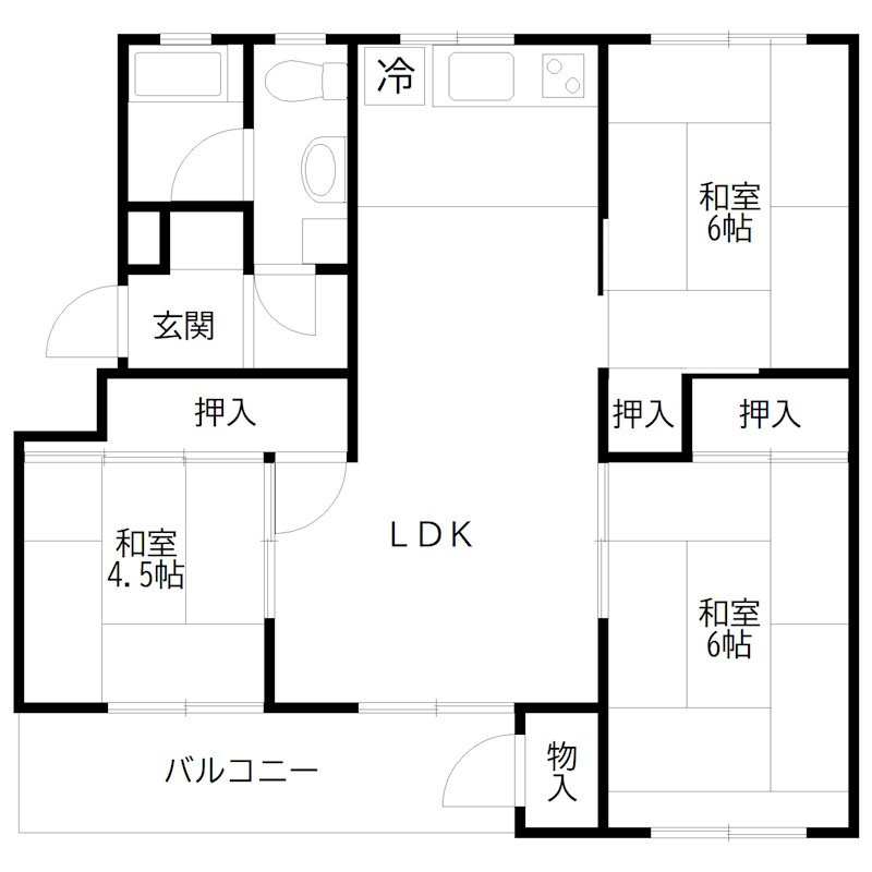ジークレフ野口 間取り図