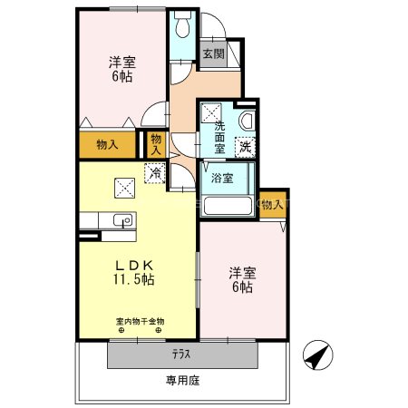 WIT NANA 間取り図